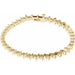 Ladies Natural Diamond Line 7 1/ Bracelet (I1, G-H) — 14K Yellow Gold