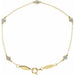 Ladies Natural Diamond Bezel-Set Station Bracelet (I1, H+) — 14K Yellow Gold