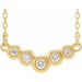 Ladies Natural Diamond Necklace (I1, G-H) — 14K Yellow Gold