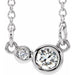 Ladies Natural Diamond Necklace (I1, G-H) — Sterling Silver