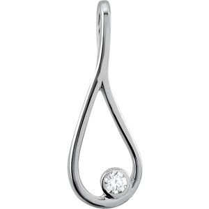Ladies Natural Diamond The Tears of Christ® Galilee (I1, G-H) — Sterling Silver