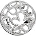 Ladies Natural Diamond Floral Ring (I2, G-H) — Sterling Silver