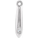 Ladies Natural Diamond Geometric Dangle (I1, G-H) — 14K White Gold