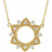 Ladies Natural Diamond Necklace (I1, G-H) — 14K Yellow Gold