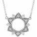 Ladies Natural Diamond Necklace (SI2-SI3, G-H) — Platinum