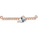 Ladies Natural Diamond Necklace Center (I1, Ghi) — 14K Rose Gold
