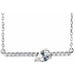 Ladies Natural Diamond Necklace (I1, G-H) — Sterling Silver