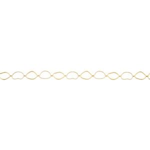 Ladies Natural Diamond Open Silhouette Necklace — 14K Yellow Gold
