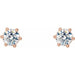 Lab-Grown Diamond Round 6-Prong Stud Earrings