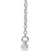 Lab-Grown Diamond Accented Bar Necklace or Center