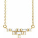 Ladies Natural Diamond Art Deco Necklace (SI2-SI3, GHI) — 14K Yellow Gold