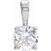 Ladies Natural Diamond Pendant (Si2-Si3, G-H) — Platinum