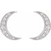 Lab-Grown Diamond Crescent Moon Earrings