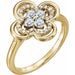 Ladies Natural Diamond Ring (I1, G-H) — 14K Yellow Gold