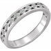 Ladies Natural Diamond Stackable Ring (SI2-SI3, G-H) — Platinum