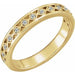 Ladies Natural Diamond Stackable Ring (I1, G-H) — 14K Yellow Gold