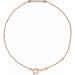 Ladies Natural Diamond Bar 6 1/2-71/ Bracelet (I1, G-H) — 14K Rose Gold