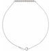 Ladies Natural Diamond Bar 6 1/2-7 1/ Bracelet (Si2-Si3, G-H) — Platinum
