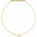 Ladies Natural Diamond Bar 6 1/2-7 1/ Bracelet (I1, G-H) — 14K Yellow Gold