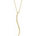 Ladies Natural Diamond Bar Necklace (I1, G-H) — 14K Yellow Gold