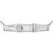 Ladies Natural Diamond Necklace Center — 14K White Gold