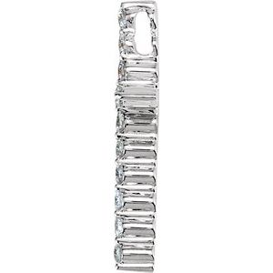 Lab-Grown Diamond Cross Pendant - Style R42307