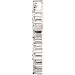 Lab-Grown Diamond Cross Pendant - Style R42307
