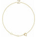 Ladies Natural Diamond Initial Z Bracelet (I1, H+) — 14K Yellow Gold