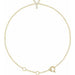 Ladies Natural Diamond Initial Y Bracelet (I1, H+) — 14K Yellow Gold