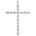 Lab-Grown Diamond Cross Pendant - Style R42307