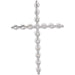 Lab-Grown Diamond Cross Pendant - Style R42307