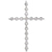Lab-Grown Diamond Cross Pendant - Style R42307