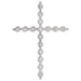 Lab-Grown Diamond Cross Pendant - Style R42307
