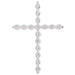 Lab-Grown Diamond Cross Pendant - Style R42307