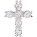 Lab-Grown Diamond Cross Pendant - Style R42309