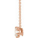 Lab-Grown Diamond Solitaire Necklace or Slide Pendant