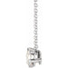 Lab-Grown Diamond Solitaire Necklace or Slide Pendant