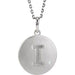 Ladies Natural Diamond Initial I Necklace (I2, G-H) — Sterling Silver
