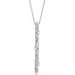 Ladies Natural Diamond Vintage-Inspired Necklace (Si2-Si3, G-H) — Platinum
