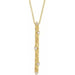 Ladies Natural Diamond Vintage-Inspired Necklace (I1, G-H) — 14K Yellow Gold