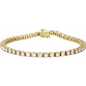 Lab-Grown Diamond Line Bracelet - Style 60872