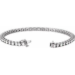 Lab-Grown Diamond Line Bracelet - Style 60872