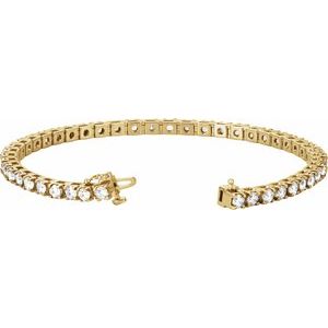 Lab-Grown Diamond Line Bracelet - Style 60872