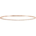 Ladies Natural Diamond Stackable Bangle Bracelet (I1, H+) — 14K Rose Gold