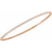 Lab-Grown Diamond Accented Bangle Bracelet