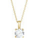Ladies Natural Diamond Necklace (I1, G-H) — 14K Yellow Gold