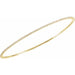 Lab-Grown Diamond Accented Bangle Bracelet