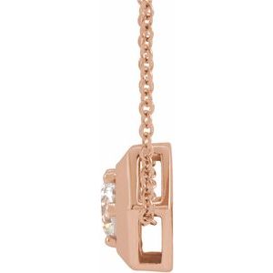 Lab-Grown Diamond Geometric Necklace