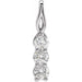 Lab-Grown Diamond Three-Stone Pendant - Style 85982