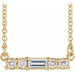 Ladies Natural Diamond Necklace (I1, G-H) — 14K Yellow Gold